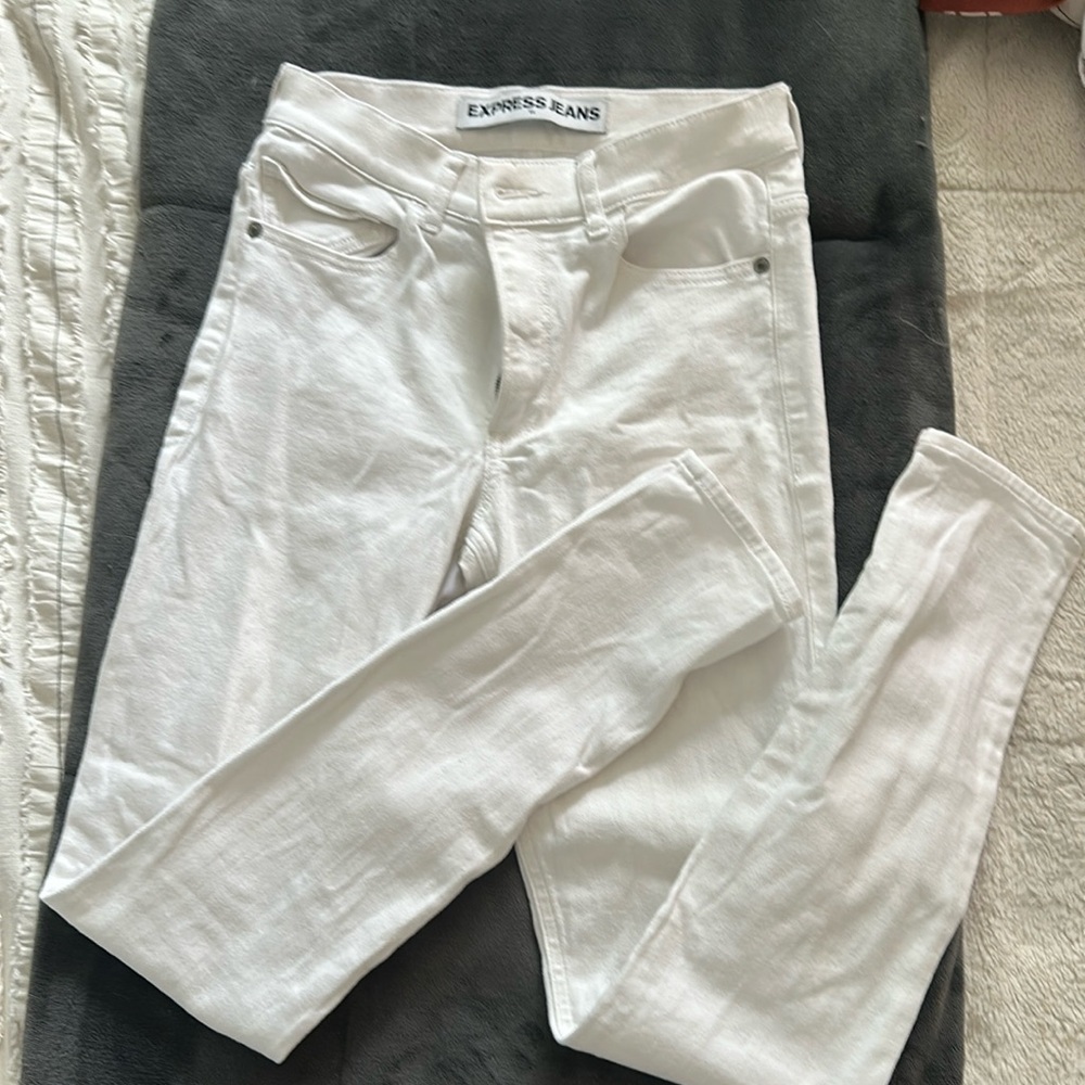 White Express Skinny Jeans